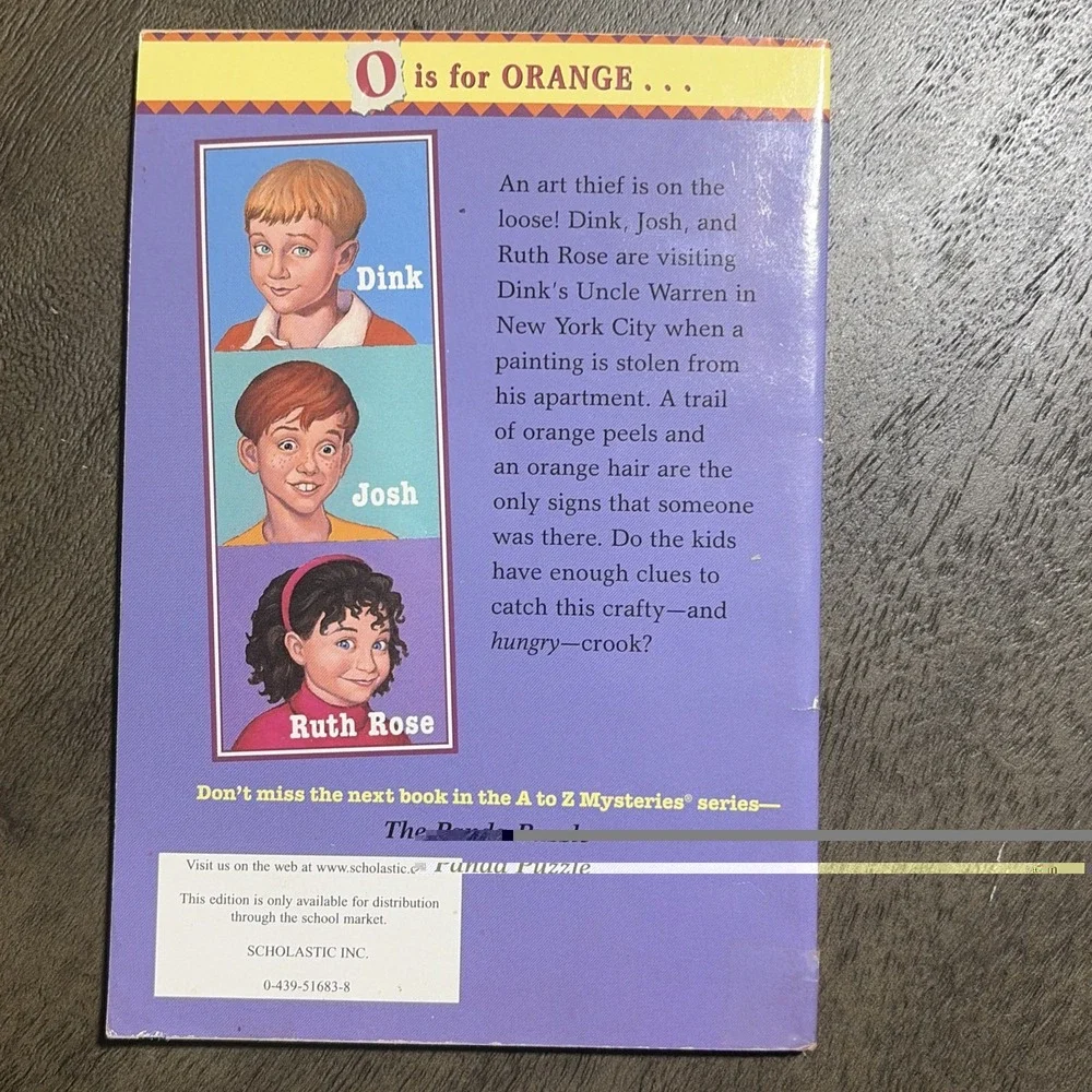 The Orange Outlaw (A to Z Mysteries) - Paperback By Roy, Ron - GOOD